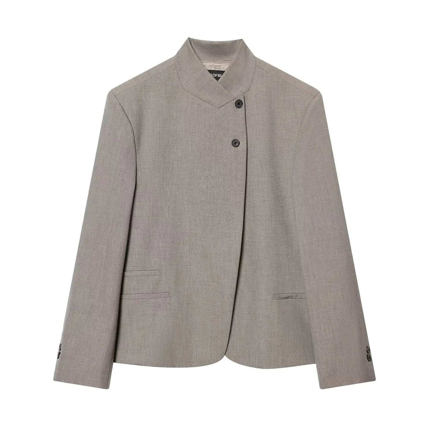 Lunara Winter™ Cropped Structured Blazer Jacket