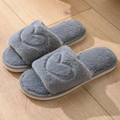 Lunara Winter™ Heart Slide Slippers