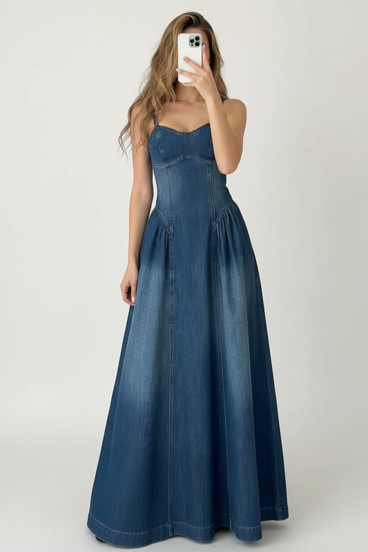 Amoura Dresses™ Sling Denim Dress for Women