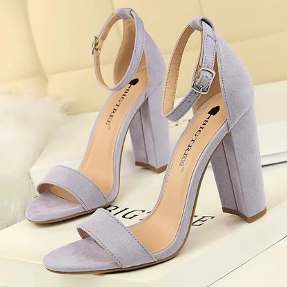 Solenne Shoes™ Sandali da donna con tacco spesso