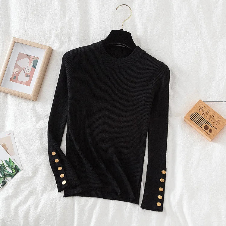 Pull à col roulé Lunara Winter™ avec détails de boutons