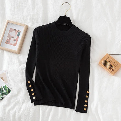 Pull à col roulé Lunara Winter™ avec détails de boutons