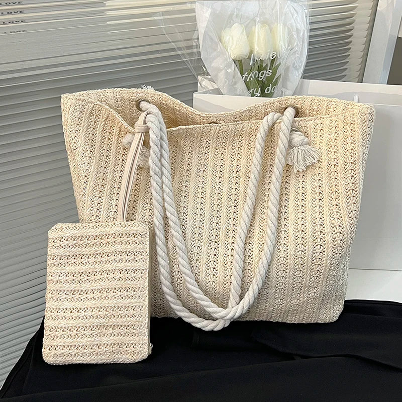 Bolso tote tejido Costa de Marfil SeaLure™