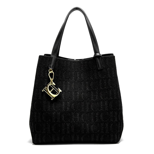 Túi đeo vai nữ ÉlanBag™ CH in chữ