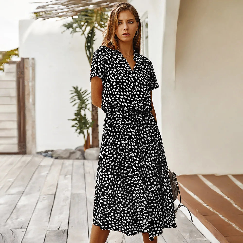Amoura Dresses™ Robe Vintage à Imprimé Floral