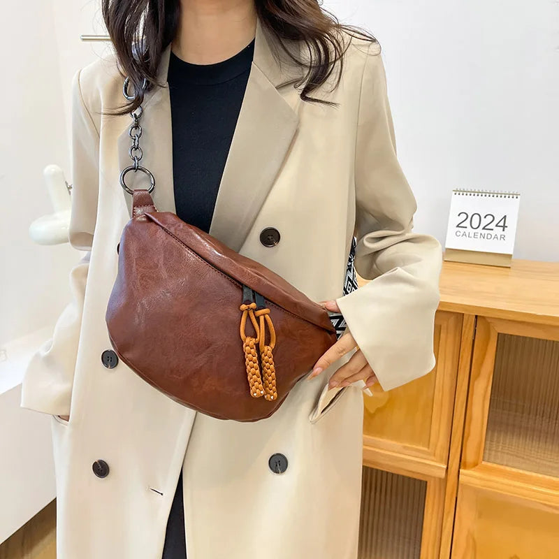 ÉlanBag™ Soft Leather Chest Bag