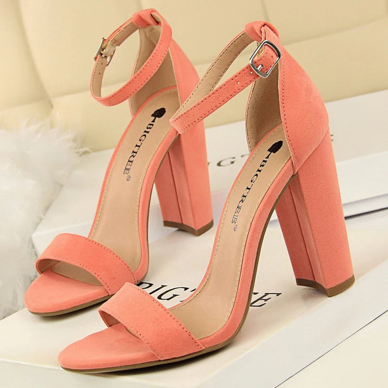 Solenne Shoes™ Sandali da donna con tacco spesso