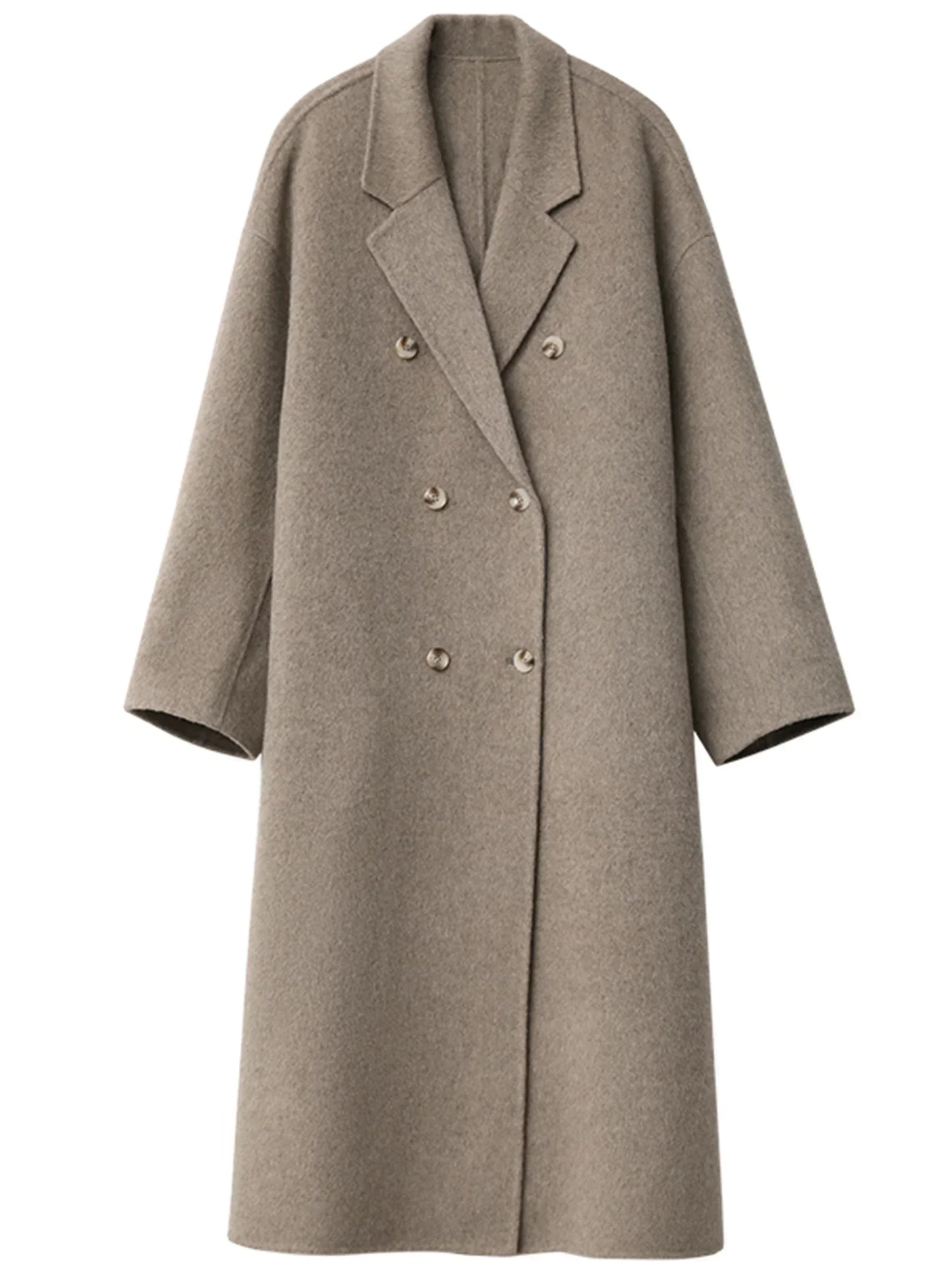 Lunara Winter™ Oversized Double-Breasted Wool Coat