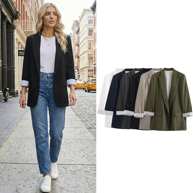 Lunara Winter™ Relaxed Notch Lapel Blazer