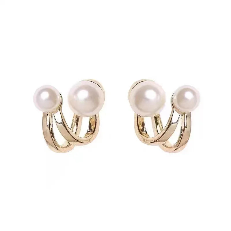 Elara Jewelry™ Elaris Pearl Wrap Earrings