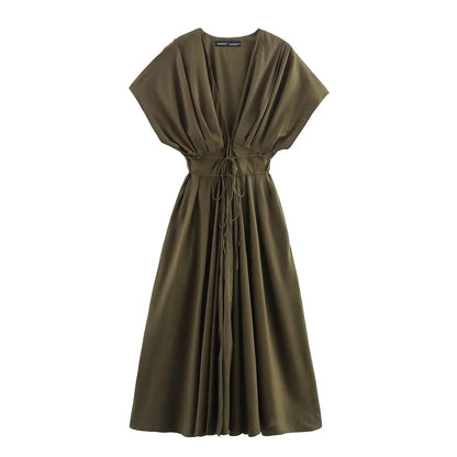 Amoura Dresses™ Long Dress Lady Bow Lace-Up