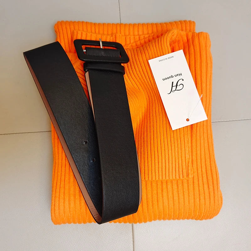 Amoura Abiti™ Winter Midi con cintura