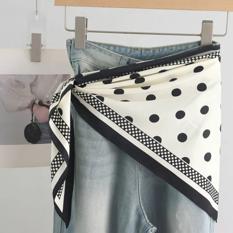 SatinÉclat™ Triangular Satin Scarf Belt