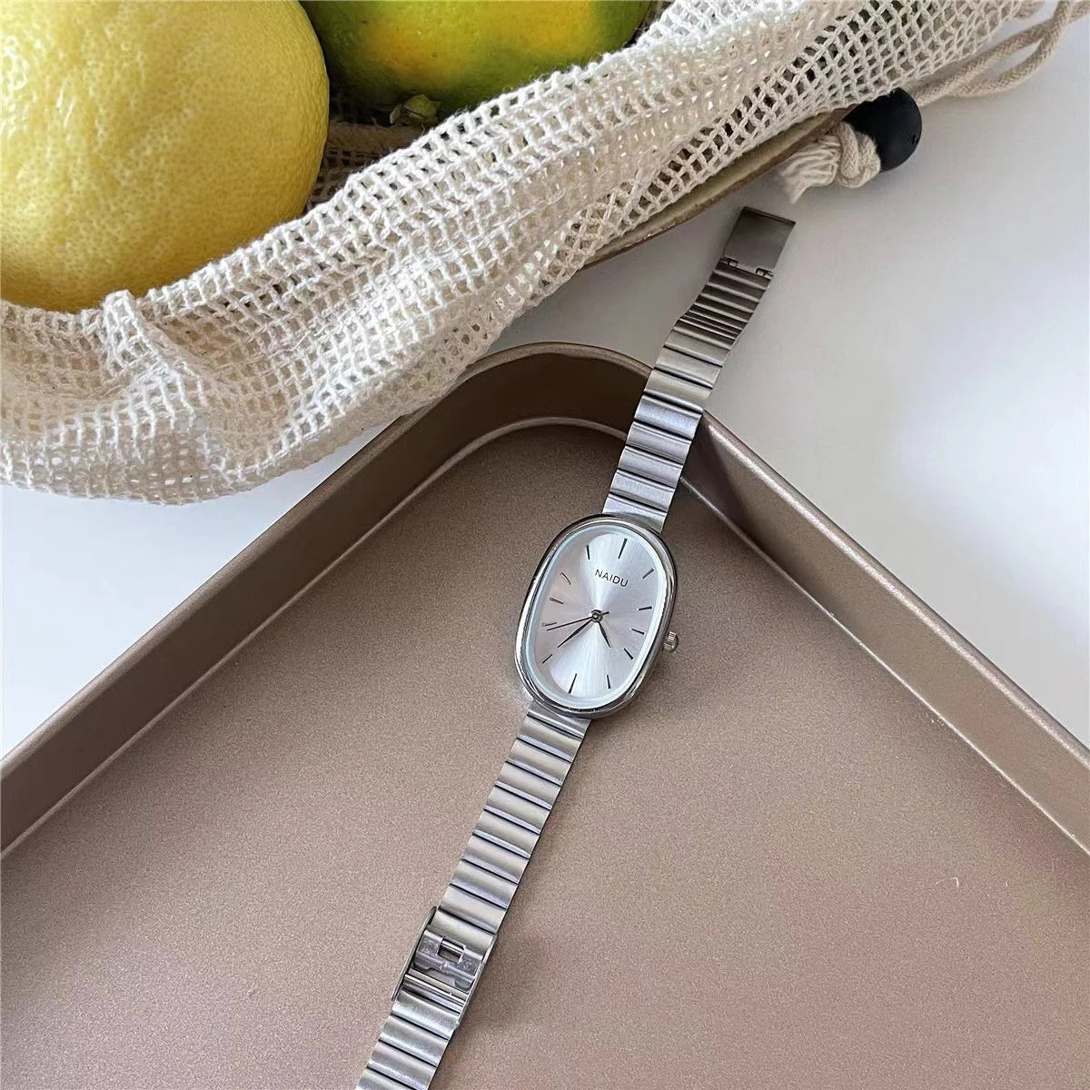 Velya Watches™ Relógio de luxo em aço oval