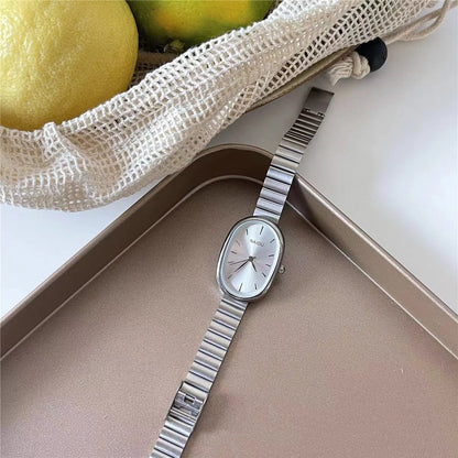 Velya Watches™ Relógio de luxo em aço oval