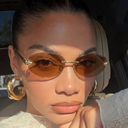 Óculos de sol sem aro Velisse Sunglasses™ feminino