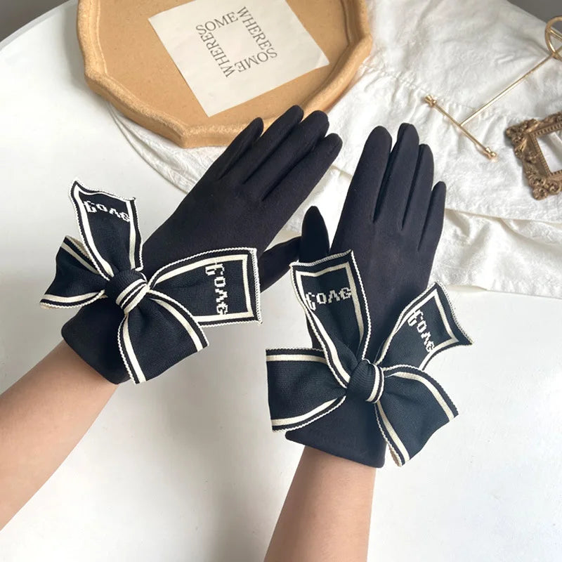 Lunara Winter™ Knitted Bow Cold Proof Gloves