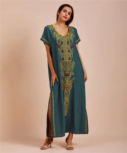 SeaLure™ Bohemian Majesty thêu Kaftan