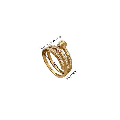Elara Jewelry™ Luminara Luxe Wickelring