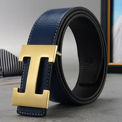 ÉlanBag™ Leather Buckle Metal Belt