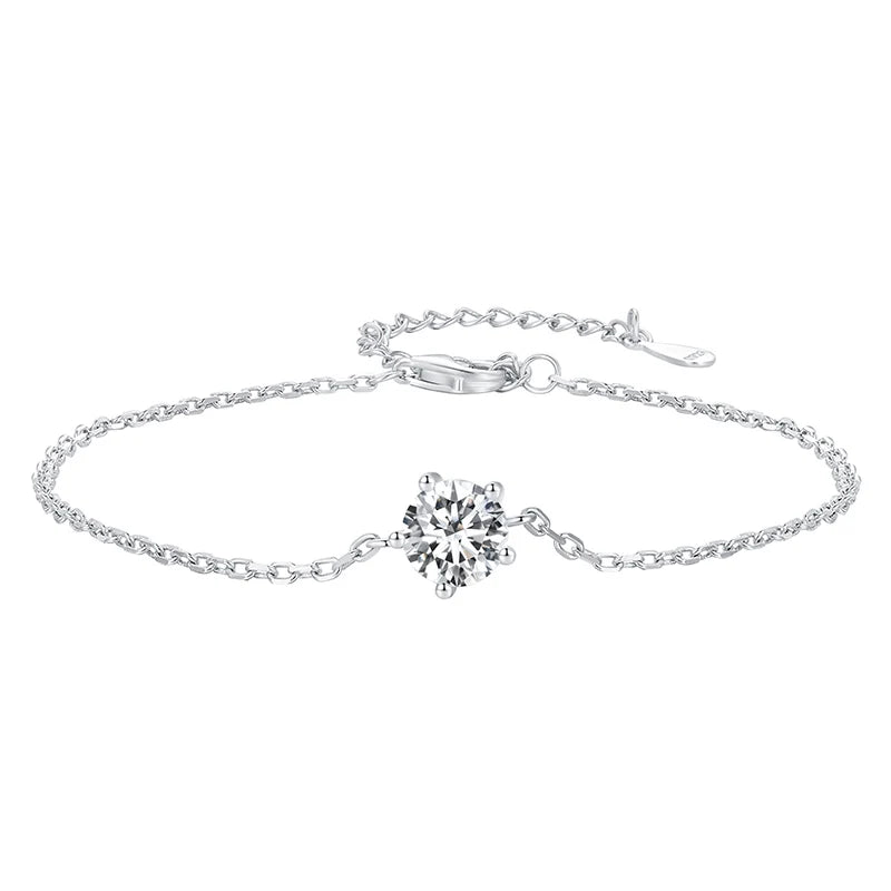Elara Jewelry™ Stellara Solitaire Bracelet