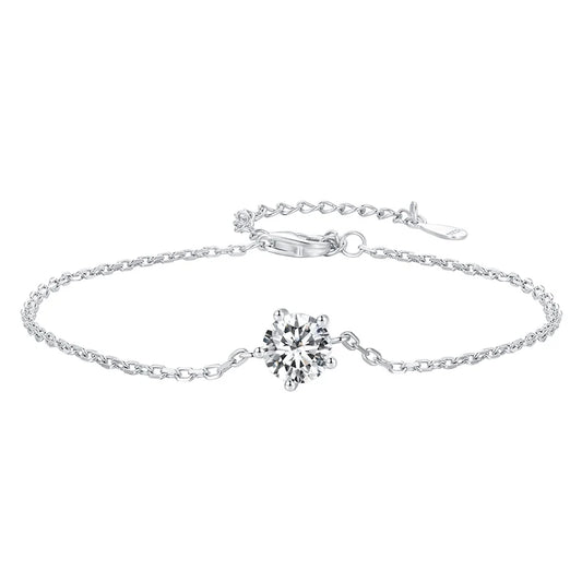Elara Jewelry™ Stellara Solitaire Bracelet