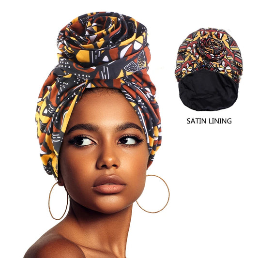 SatinÉclat™ Woman Satin Lined Turban