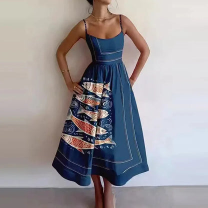 Amoura Dresses™ Classic Dress Ocean Theme