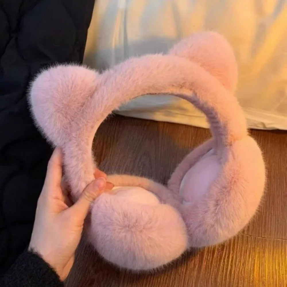 Lunara Winter™ Soft Plush Cute Cat Ear Muffs