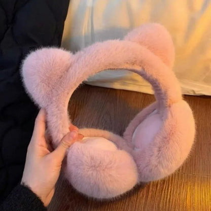 Lunara Winter™ Soft Plush Cute Cat Ear Muffs