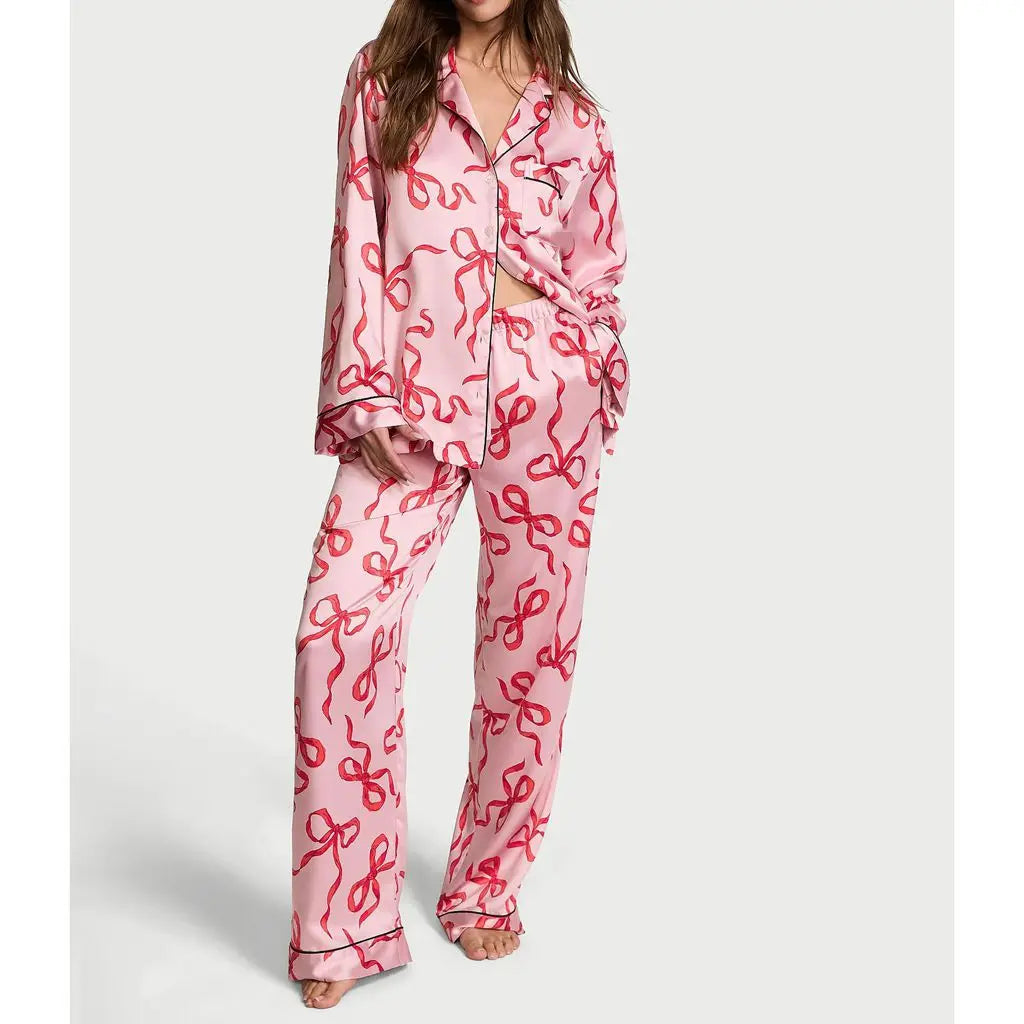 Satin Éclat™ 2Pcs Satin Pajamas Loungewear