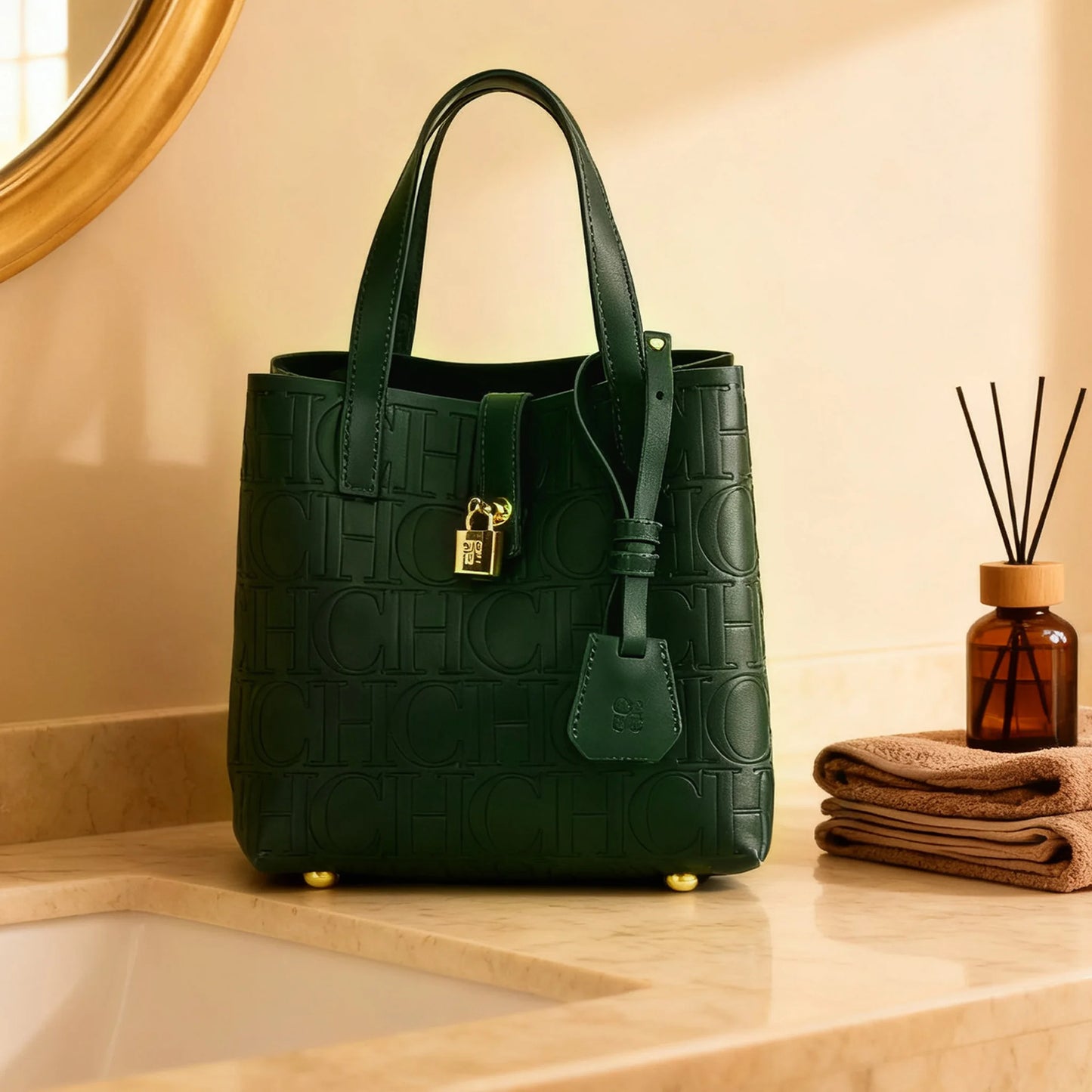 Impressão de cartas de bolsa feminina ÉlanBag™ CH