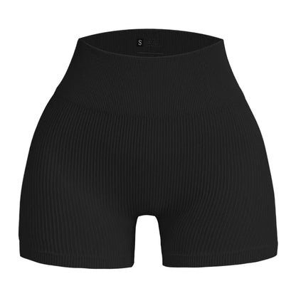VibeFit™ Core Sculpt Ribbed Shorts