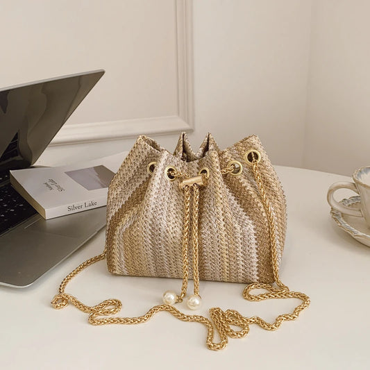 ÉlanBag™ Elegant Shoulder Chain Bag Pearl