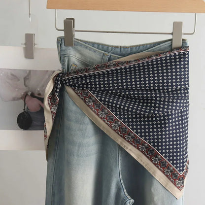 SatinÉclat™ Triangular Satin Scarf Belt