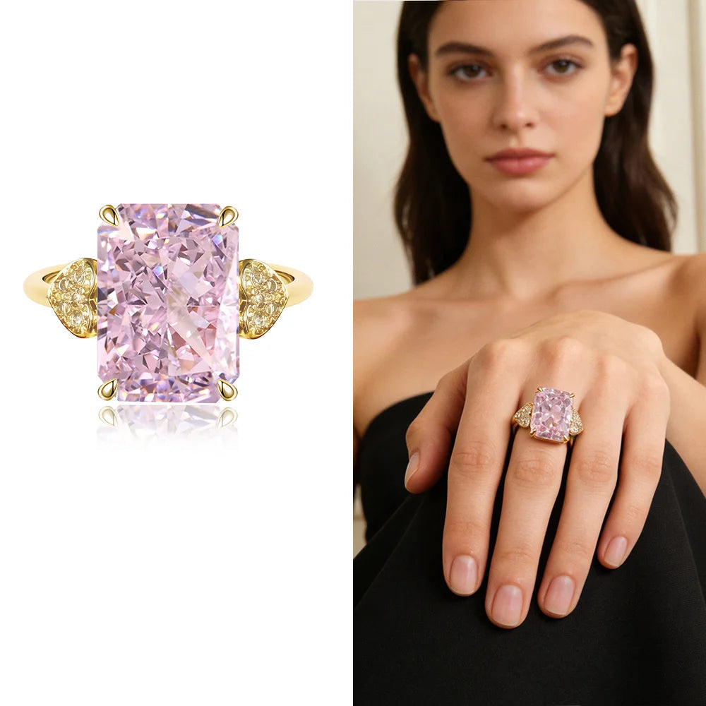 Elara Jewelry™ Aurora Prism Statement Ring