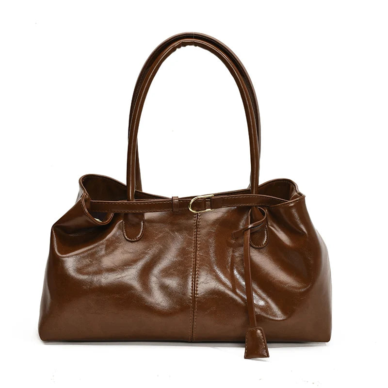 Borsa a tracolla in pelle retrò ÉlanBag™