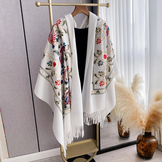 Lunara Winter™ Warm Neckerchief Poncho
