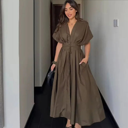 Amoura Dresses™ Long Dress Lady Bow Lace-Up