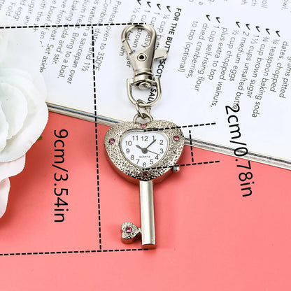 Velya Watches™ Heart Shaped Watch Keychain