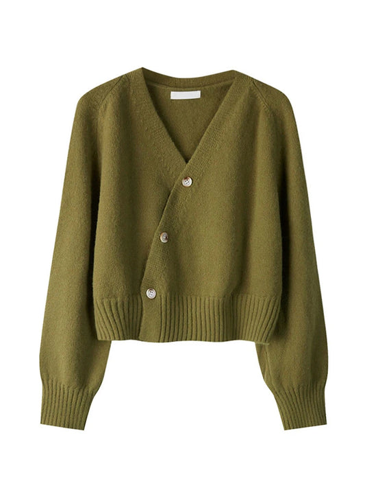 Lunara Winter™ V-Neck Button Cardigan