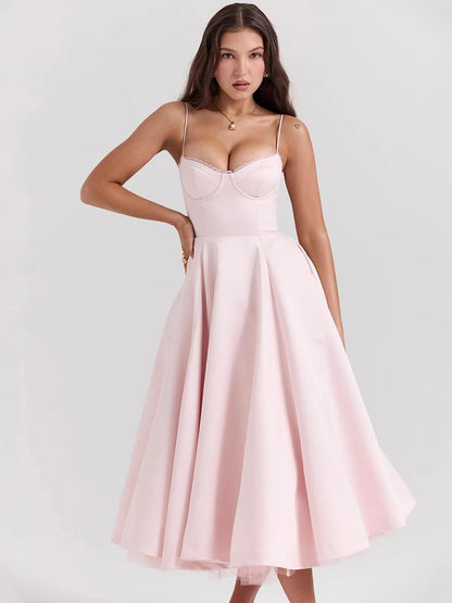 Amoura Dresses™ Corset Long Flowy Dress