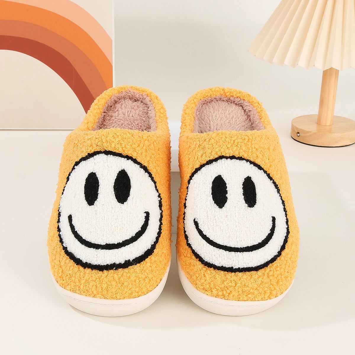 Lunara Winter™ Cute Smiling Face Warm Slippers