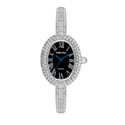 Velya Watches™ Crystal Oval Watch