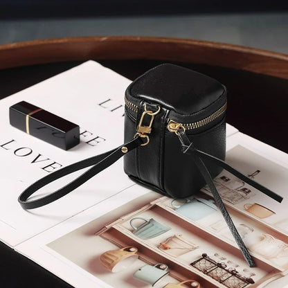 ÉlanBag™ Vintage Leather Cosmetic Bag