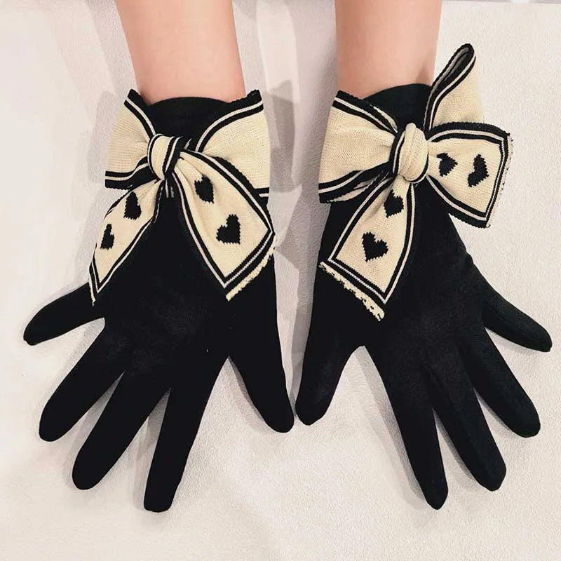 Lunara Winter™ Knitted Bow Cold Proof Gloves