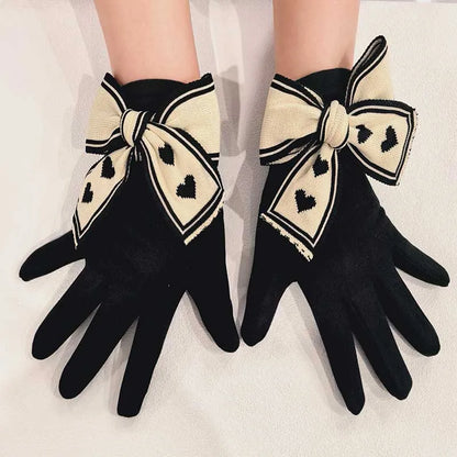 Lunara Winter™ Knitted Bow Cold Proof Gloves