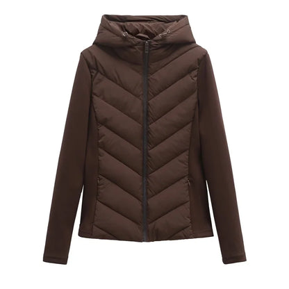 Piumino corto con cappuccio Chevron Lunara Winter™