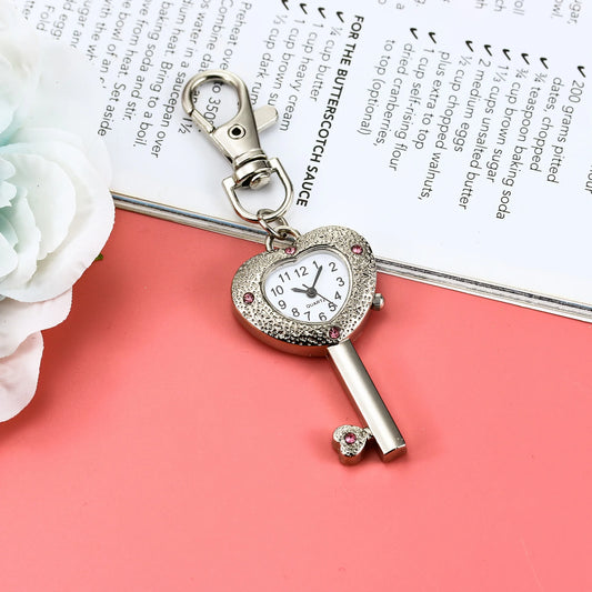 Velya Watches™ Heart Shaped Watch Keychain