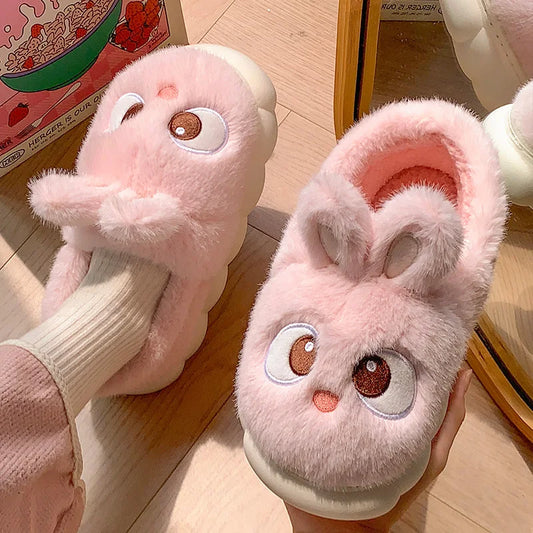 Lunara Winter™ Rabbit Indoor Slippers
